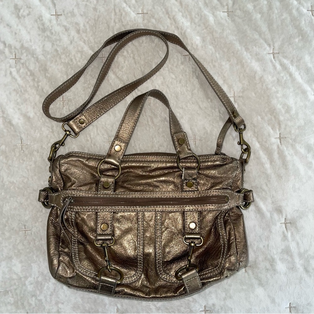 The Sak Vintage 2000’s Metallic Bronze Crossbody Bag